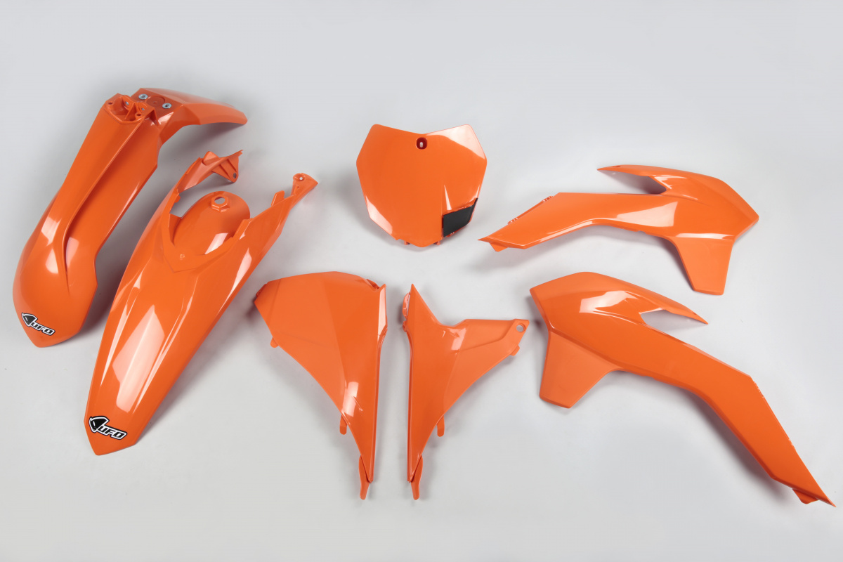 Plastic Kit orange for Ktm SX 250/XC 250 - SX 125/XC 125 - SX 150 - SX-F 350/XCF 350 - SX-F 450/XCF 450 - SX-F 250/XCF 250 - ...