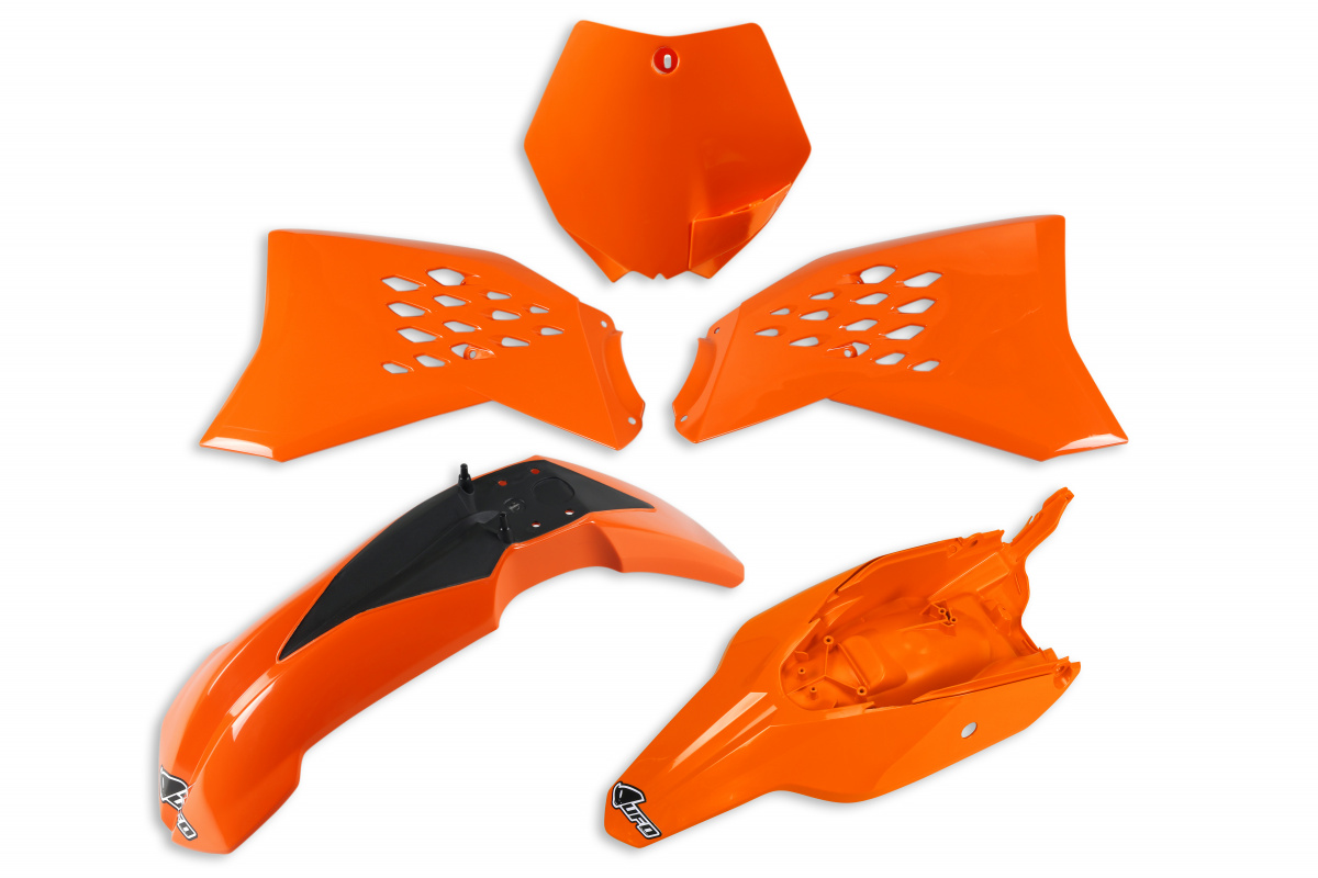 Plastic Kit orange for Ktm SX 65 (2012-15) - REPLICA PLASTICS - KTKIT525-127 - Ufo Plast