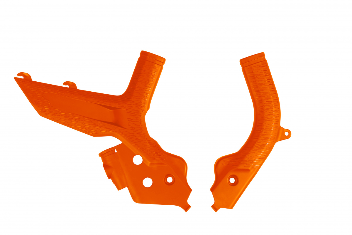 Mixed spare parts / Frame guard - orange 127 - Ktm - REPLICA PLASTICS - KT04098-127 - UFO Plast