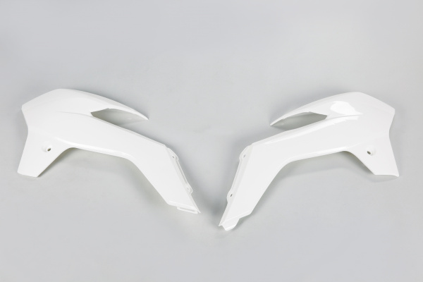 Radiator covers - white 047 - Ktm - REPLICA PLASTICS - KT04042-047 - UFO Plast