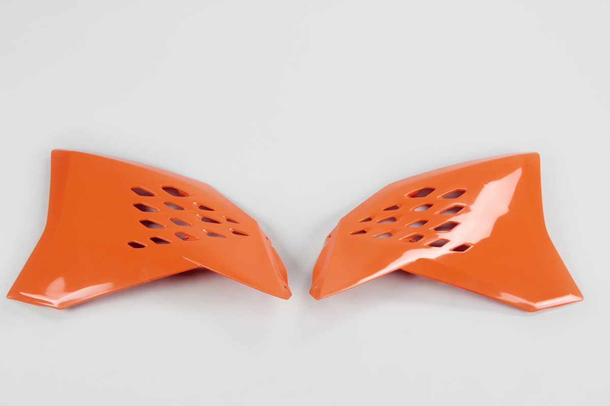 Radiator Covers orange for Ktm SX 250/XC 250 - SX 125/XC 125 - EXC 125/XC W125 - SX 144 - SX 150 - EXC 200 - EXC 250/XC W250....