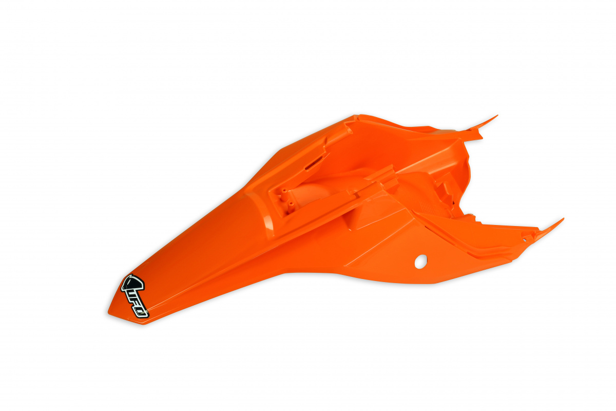 Rear fender - orange 127 - Ktm - REPLICA PLASTICS - KT04072-127 - UFO Plast