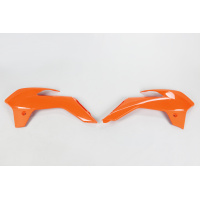 Radiator Covers orange for Ktm SX 85 (2013-17) - REPLICA PLASTICS - KT04042-127 - Ufo Plast