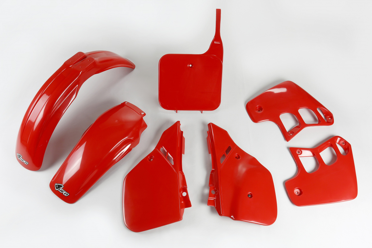 Plastic kit Honda - red 061 - REPLICA PLASTICS - HOKIT092-061 - UFO Plast