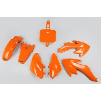 Plastic Kit orange for Honda CRF 50 (2004-25) - REPLICA PLASTICS - HO36004-127 - Ufo Plast