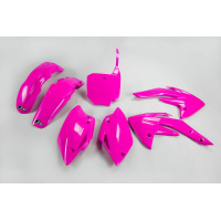 Plastic Kit neon pink for Honda CRF 150R (2007-25) - REPLICA PLASTICS - HOKIT111-P - Ufo Plast