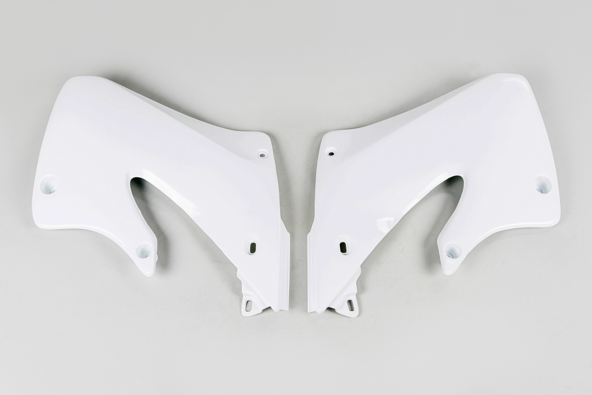 Radiator covers - white 041 - Honda - REPLICA PLASTICS - HO03601-041 - UFO Plast