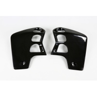 Radiator covers - black - Honda - REPLICA PLASTICS - HO02620-001 - UFO Plast