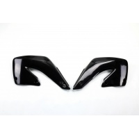 Radiator covers - black - Honda - REPLICA PLASTICS - HO03664-001 - UFO Plast