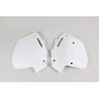 Side Panels white for Honda CR 125 (1991-92) - CR 250 (1990-91) - CR 500 (1991-01) - REPLICA PLASTICS - HO02626-041 - Ufo Plast