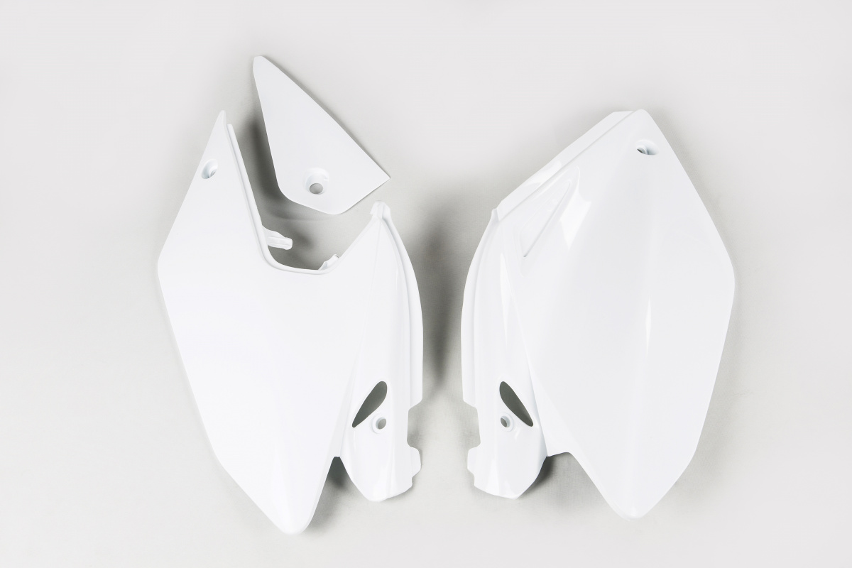 Side panels - white 041 - Honda - REPLICA PLASTICS - HO03647-041 - UFO Plast