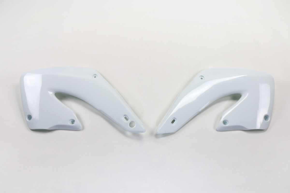 Radiator covers - white 041 - Honda - REPLICA PLASTICS - HO03664-041 - UFO Plast