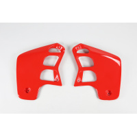 Radiator Covers red for Honda CR 125 (1989) - CR 250 (1988-89) - REPLICA PLASTICS - HO02610-061 - Ufo Plast