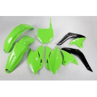 Plastic Kit green for Kawasaki KXF 450 (2006) - REPLICA PLASTICS - KAKIT205-026 - Ufo Plast