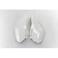 Side panels - white 047 - Kawasaki - REPLICA PLASTICS - KA03721-047 - UFO Plast