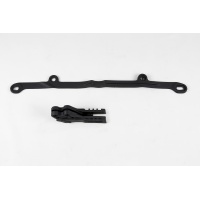 Chain guide+swingarm chain slider - black - Kawasaki - REPLICA PLASTICS - KA03795-001 - UFO Plast