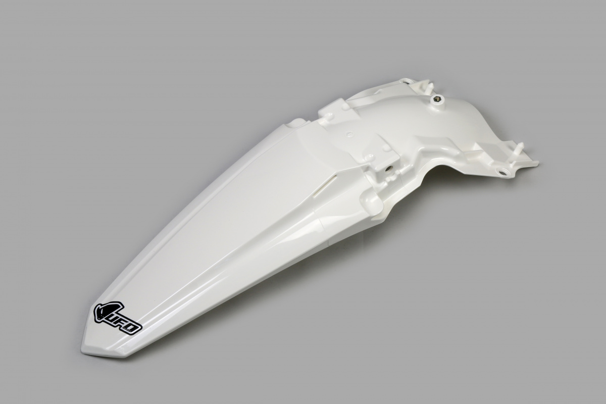 Rear Fender white for Kawasaki KXF 250 (2021-24) - KXF 450 (2019-23) - REPLICA PLASTICS - KA04749-047 - Ufo Plast