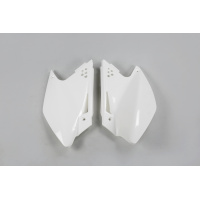 Side panels - white 047 - Kawasaki - REPLICA PLASTICS - KA03768-047 - UFO Plast