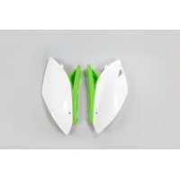 Side panels / White-green - oem - Kawasaki - REPLICA PLASTICS - KA04700-999 - UFO Plast