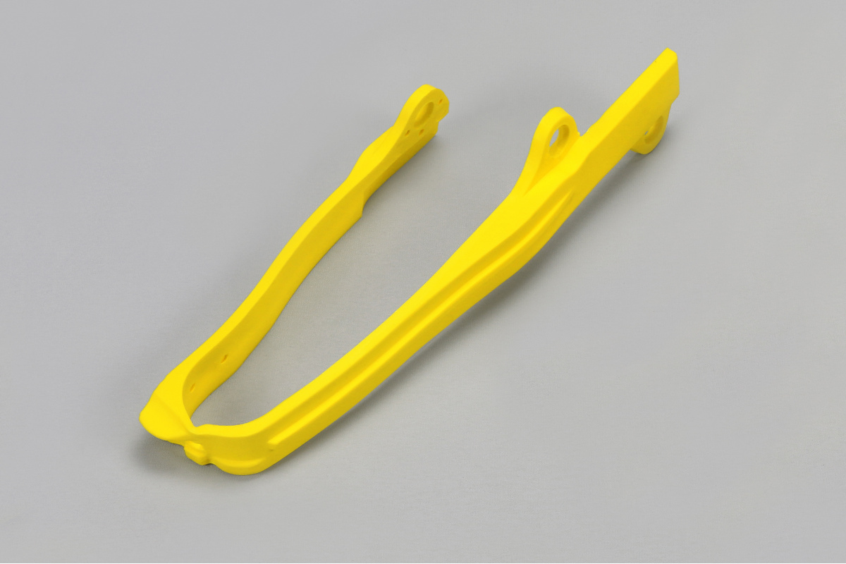 Swingarm Chain Slider yellow for Suzuki RMZ 250 (2010-18) - RMZ 450 (2007-17) - REPLICA PLASTICS - SU04912-102 - Ufo Plast