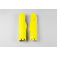 Fork slider protectors - yellow 102 - Suzuki - REPLICA PLASTICS - SU03907-102 - UFO Plast