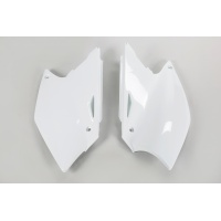 Side Panels white for Suzuki RMZ 250 (2004-06) - REPLICA PLASTICS - SU03932-041 - Ufo Plast