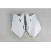 Side Panels white for Suzuki RMZ 450 (2007) - REPLICA PLASTICS - SU04906-041 - Ufo Plast