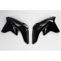 Radiator Covers black for Suzuki RMZ 250 (2007-09) - REPLICA PLASTICS - SU04901-001 - Ufo Plast