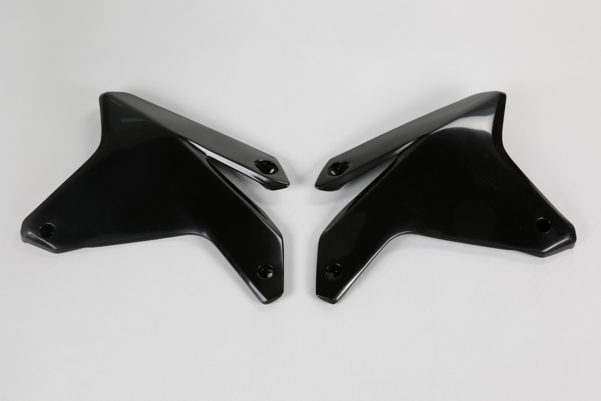 Radiator Covers black for Suzuki RMZ 450 (2005-06) - REPLICA PLASTICS - SU03911-001 - Ufo Plast