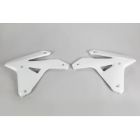 Radiator Covers white for Suzuki RMZ 450 (2007) - REPLICA PLASTICS - SU04905-041 - Ufo Plast