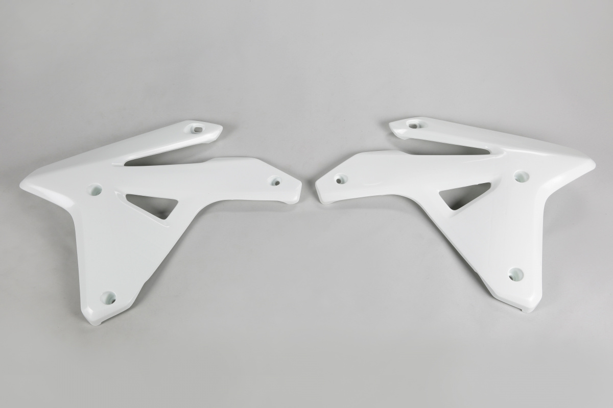 Radiator Covers white for Suzuki RMZ 450 (2007) - REPLICA PLASTICS - SU04905-041 - Ufo Plast