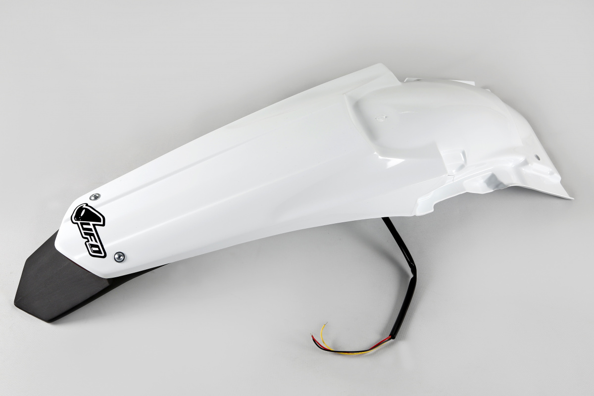 Rear Fender white for Suzuki RMZ 250 (2010-18) - REPLICA PLASTICS - SU04934-041 - Ufo Plast