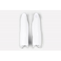 Fork Slider Protectors white for Yamaha YZ 125 (2008-21) - YZ 250 (2008-21) - YZF 250 (2008-09) - YZF 450 (2008-09) - REPLICA...