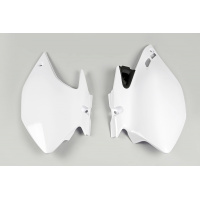 Side panels - white 046 - Yamaha - REPLICA PLASTICS - YA03887-046 - UFO Plast