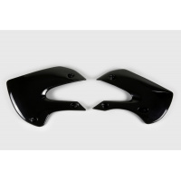 Radiator covers - black - Suzuki - REPLICA PLASTICS - SU03927-001 - UFO Plast