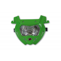 Replacement plastic for motocross Panther headlight lower part green - Headlight - PF01711-026 - UFO Plast