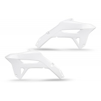 Radiator covers - white 041 - Honda - REPLICA PLASTICS - HO05605-041 - UFO Plast