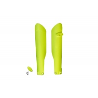 Fork slider protectors - yellow 19-21 - Husqvarna - REPLICA PLASTICS - HU03361-104 - UFO Plast