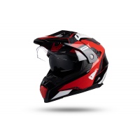 Motocross enduro helmet Aries black and red - PROTECTION - HE163 - UFO Plast