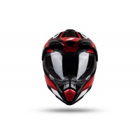 Motocross enduro helmet Aries black and red - PROTECTION - HE163 - UFO Plast