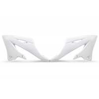 Radiator covers - white - Yamaha - REPLICA PLASTICS - YA04876-046 - UFO Plast