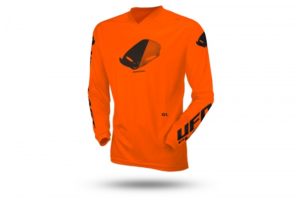 Motocross Radial jersey for kids neon orange - Home - MG04531-FFLU - UFO Plast