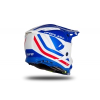 Motocross helmet Echus blue, white and red glossy - Home - HE168 - UFO Plast