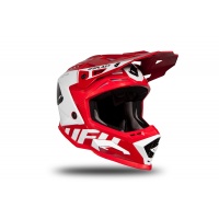 Motocross helmet Echus red and white glossy - NEW PRODUCTS - HE170 - UFO Plast