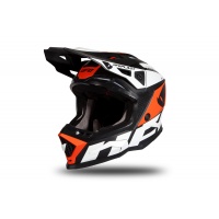 Motocross helmet Echus black, orange and white matt - NEW PRODUCTS - HE171 - UFO Plast