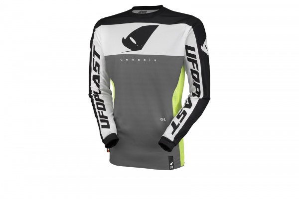 Motocross Genesis jersey gray and black - Jersey - MG04537-EK - UFO Plast