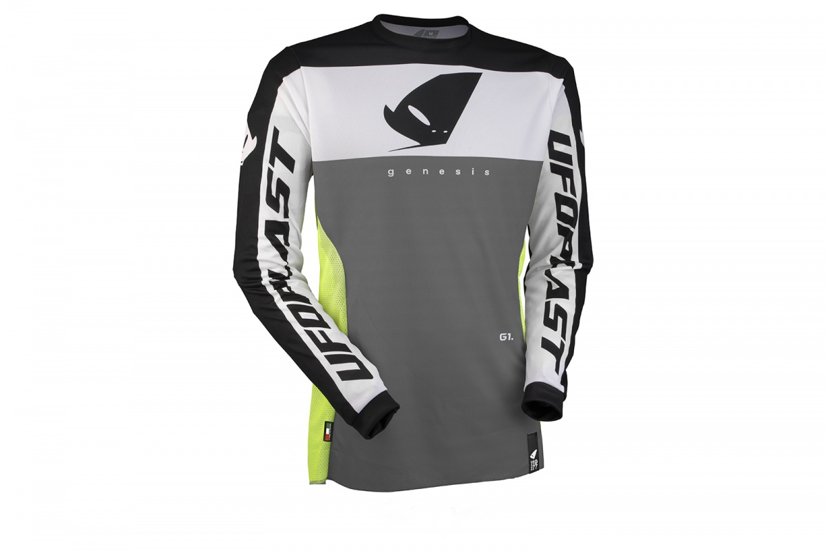 Motocross Genesis jersey gray and black - Jersey - MG04537-EK - UFO Plast