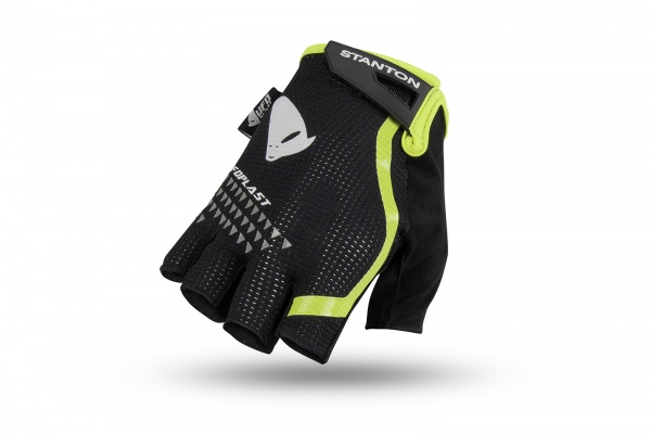 Mtb Stanton gloves black and neon yellow - Gloves - GL15001-KDFL - UFO Plast