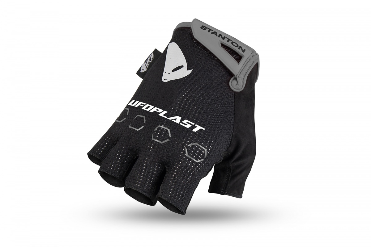 Mtb Stanton gloves black and gray - Gloves - GL15001-KE - UFO Plast