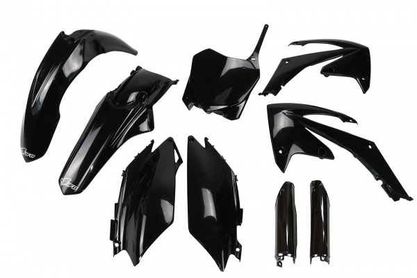 Full plastic kit Honda - black - REPLICA PLASTICS - HOKIT114F-001 - UFO Plast